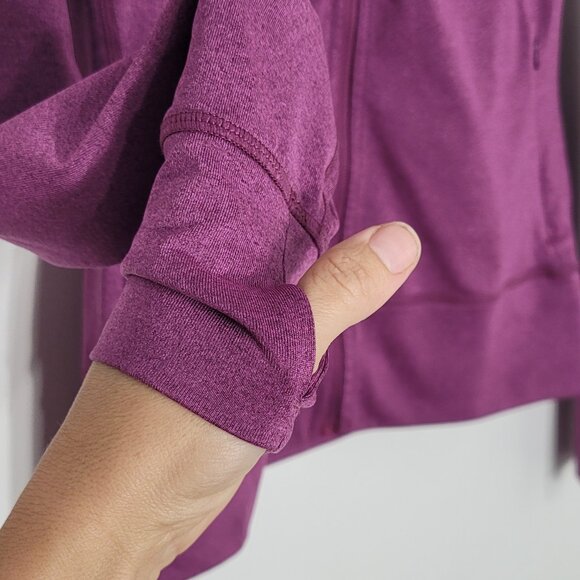 FloSport Purple Pink Front Pockets Activewear Full-Zip Track Workout Jacket S - Picture 8 of 12